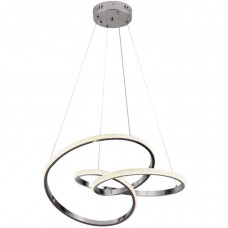 Φωτιστικό Κρεμαστό LED 40W 230V 4000lm CCT Χρώμιο 6092-B